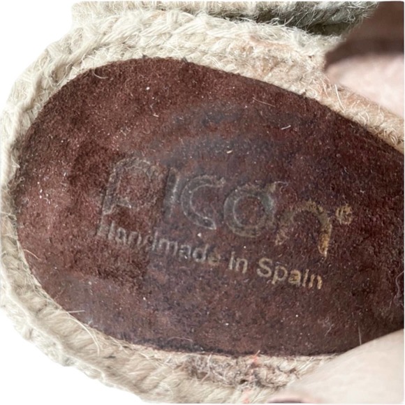 Picon Womens Leopard Print Calf Hair Espadrilles - Picture 11 of 13